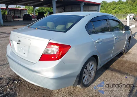 2012 Honda Civic Ex z USA, uszkodzony, nr VIN 2HGFB2F81CH516334